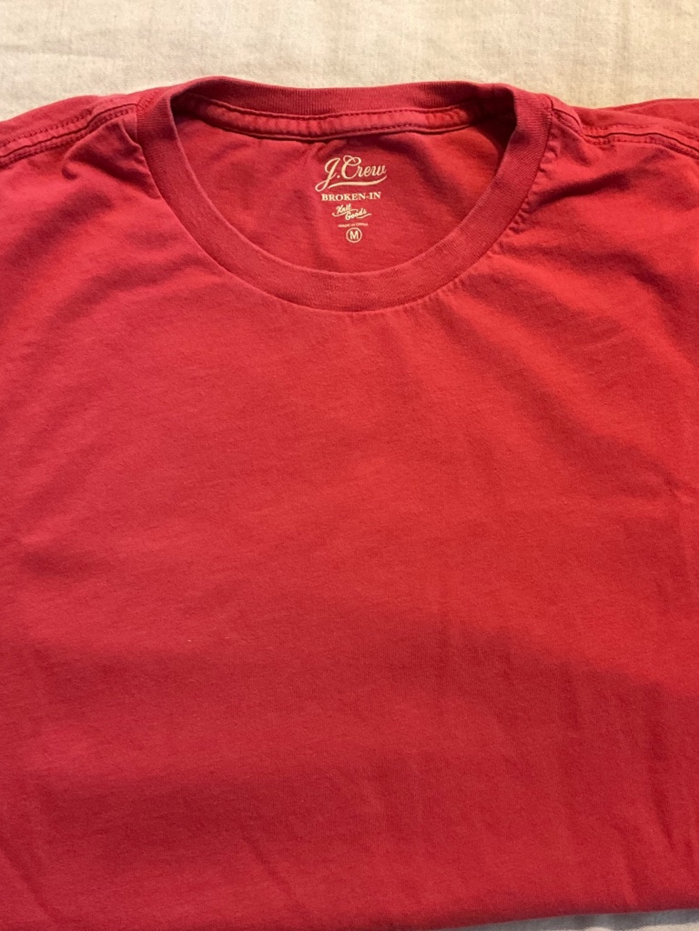 Jcrew T shirt medium red